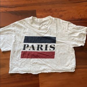 Brandy Melville/John galt crop Paris top